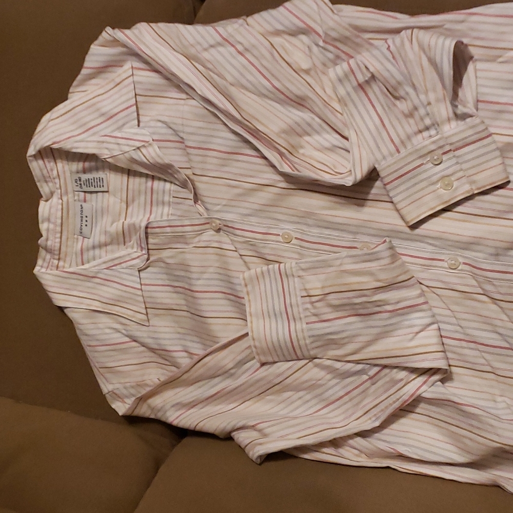 Womens L/G 14-16 long sleeve striped shirt